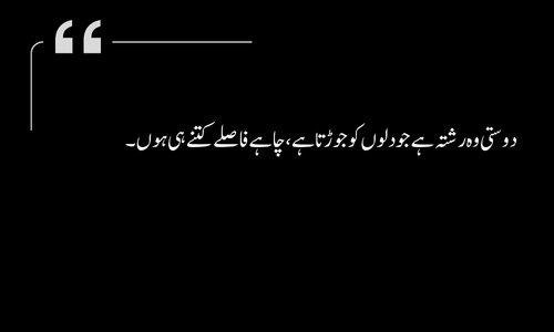Friendship Poetry - Dosti chehre ki nahi dil ki hoti hai