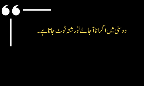Friendship Quote - Dost dil ke qareeb hota hai