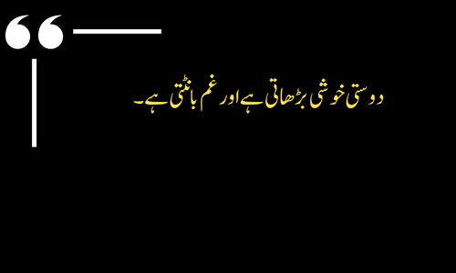 Friendship Quote - Dosti zindagi ki khoobsurat dastaan
