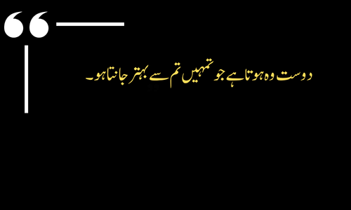 Friendship Quote - Dost tumhara behtar version banain