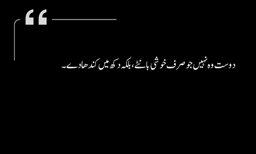 Friendship Poetry - Ek sachha dost hazaron rishton se behtar hai