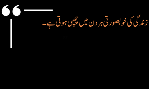 Life Quote - Kamyabi musbat soch aur mehnat hai