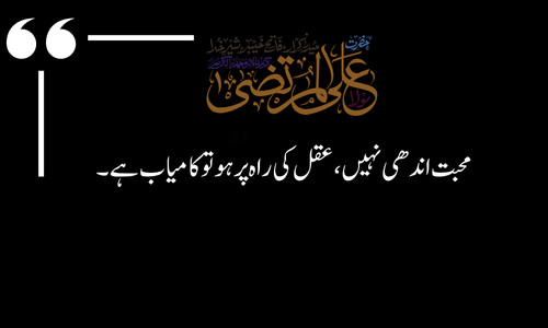 Hazrat Ali Quote - Kamyabi mehnat aur dua mein hai