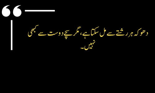 best Friendship Quote - Doston ke baghair zindagi adhoori