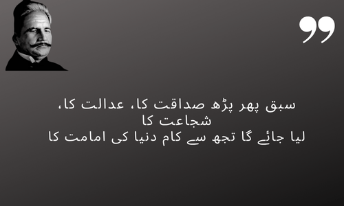 Iqbal Poetry - Dil se jo baat nikalti hai