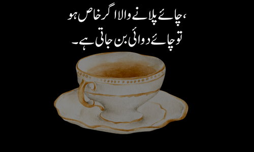 chai shayari urdu