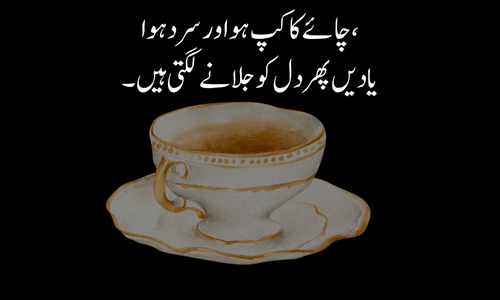 tea quotes in urdu