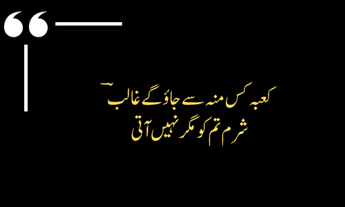 Mirza Ghalib Urdu poetry